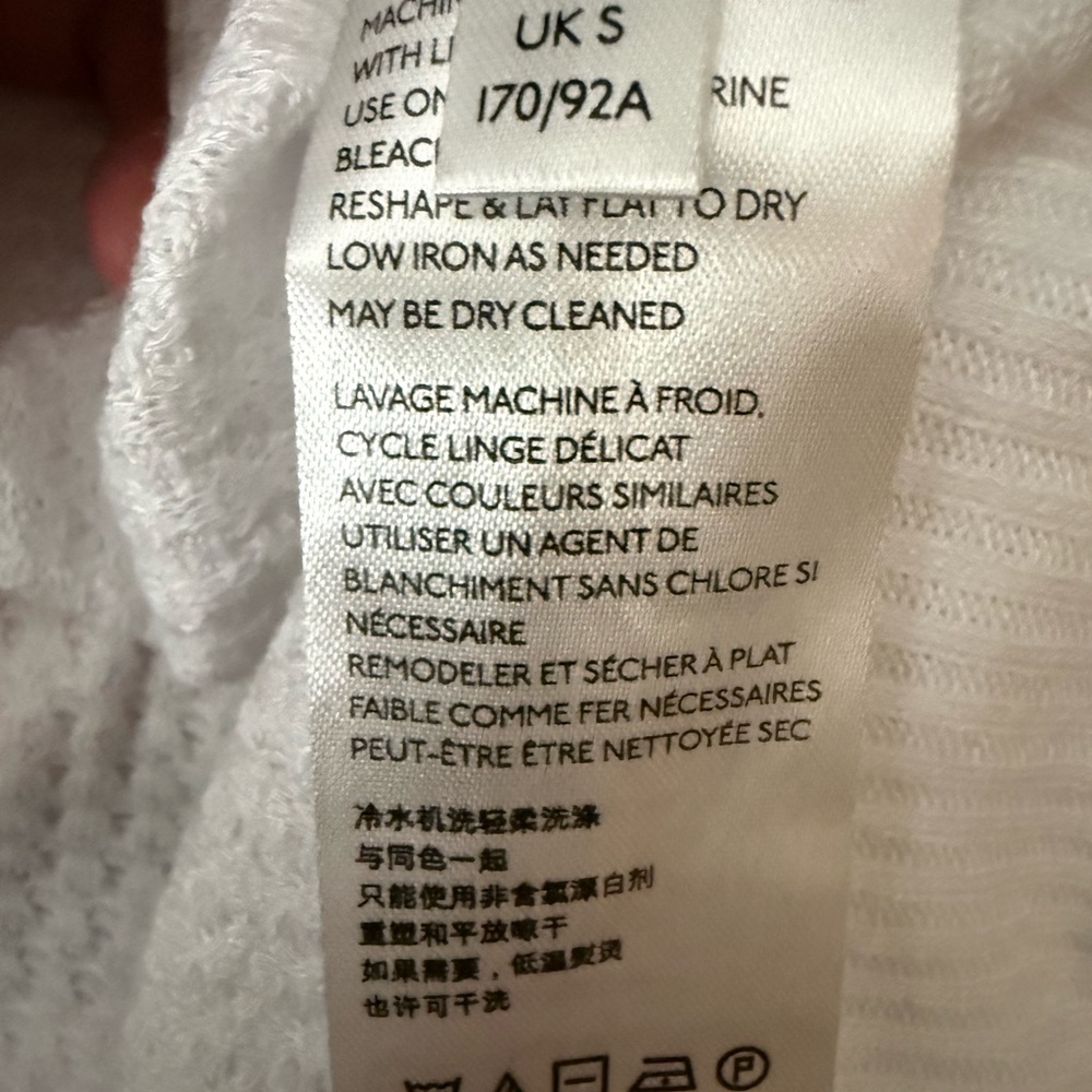 NWT Free People “We the people” Santa Clara women’s thermal waffle shirt S $68 - Picture 7 of 8